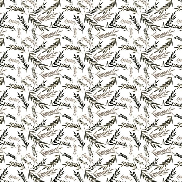 Repeating Leaf Pattern — original textile pattern for botanical licensing
