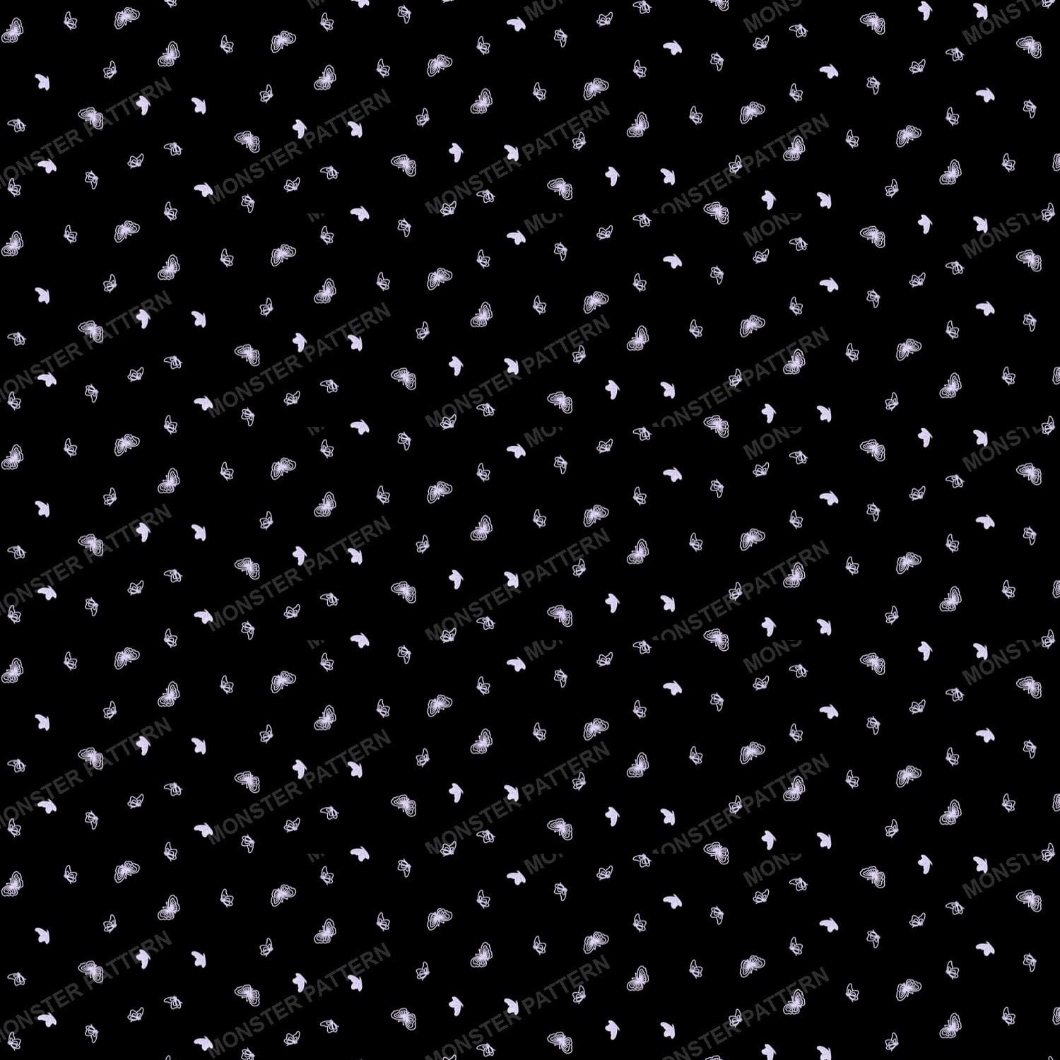 Black and white celestial pattern — original textile pattern for nursery licensing