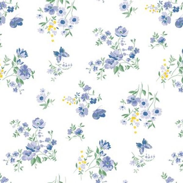 Small Floral Repeat Pattern — original textile pattern for floral licensing