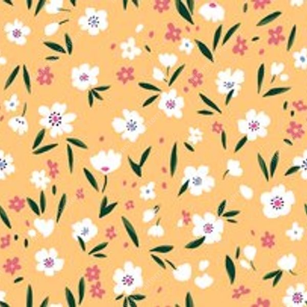 Small Floral Repeat Pattern — original textile pattern for floral licensing