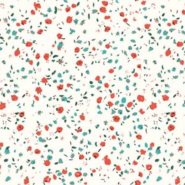 Pink Floral Stripe — original textile pattern for floral licensing