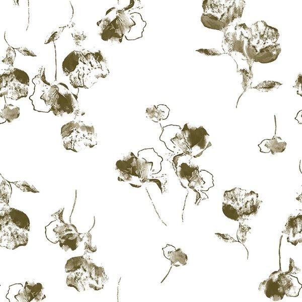 Watercolor Floral Pattern — original textile pattern for floral licensing
