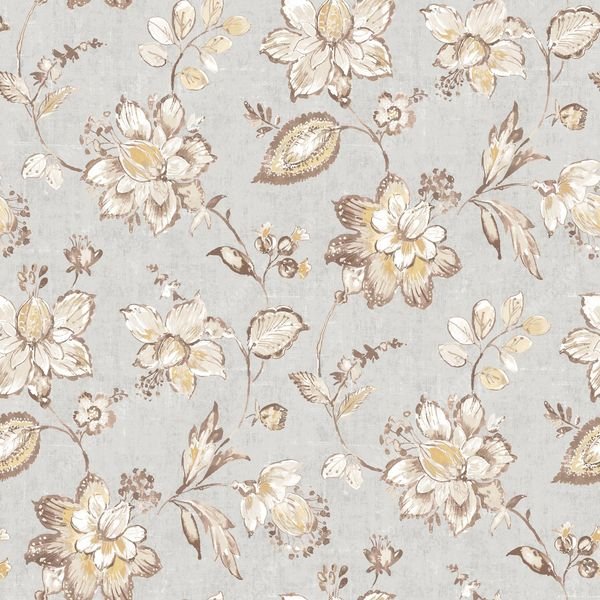 Floral Toile Pattern — original textile pattern for floral licensing
