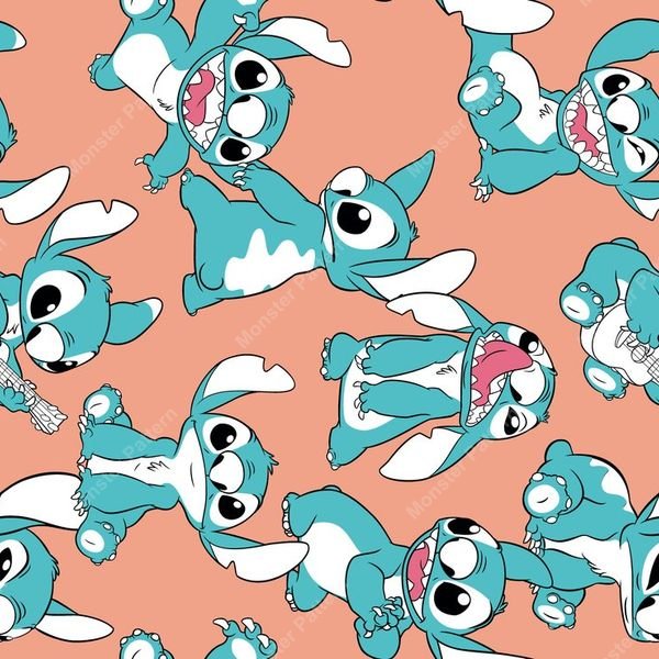 Cartoon Cat Repeat Pattern — original textile pattern for nursery licensing
