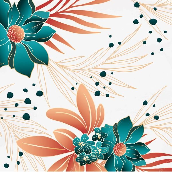 Floral Botanical Pattern — original textile pattern for floral licensing