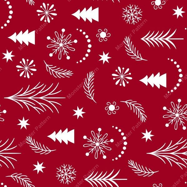 Christmas Pattern — original textile pattern for nursery licensing