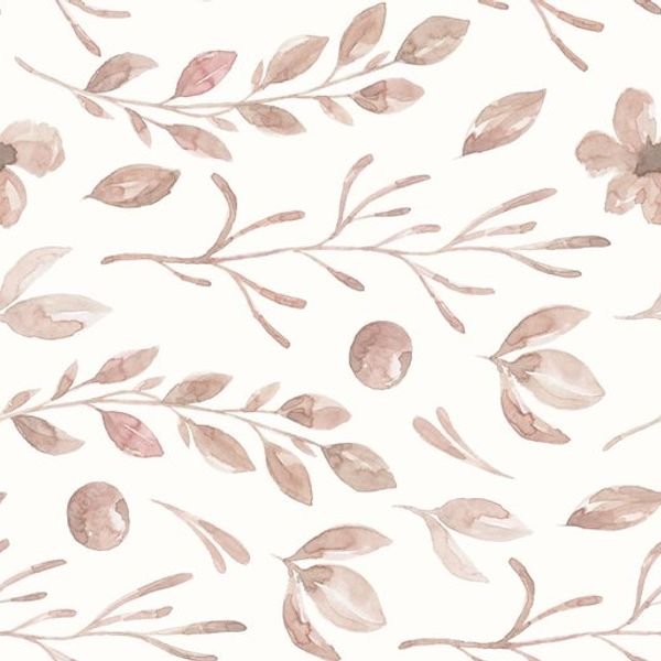 Delicate Floral Vine Pattern — original textile pattern for floral licensing