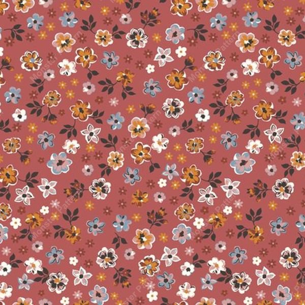 Small Floral Repeat Pattern — original textile pattern for floral licensing