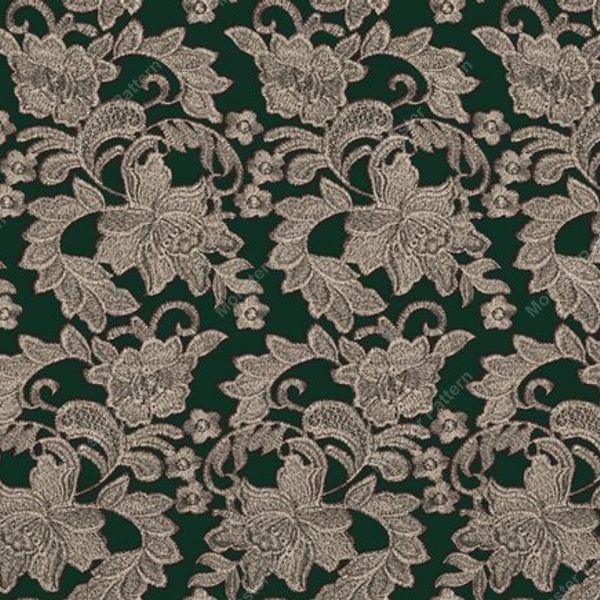 Repeating Leaf Pattern — original textile pattern for botanical licensing