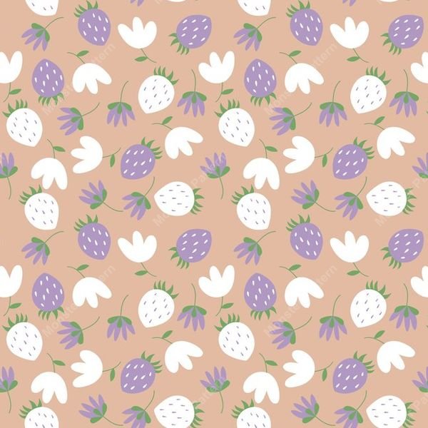Small Floral Repeat Pattern — original textile pattern for floral licensing
