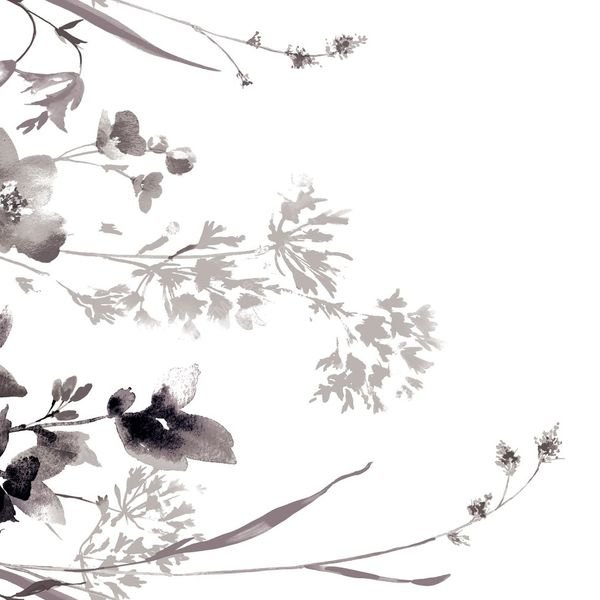Watercolor Floral Branches — original textile pattern for floral licensing