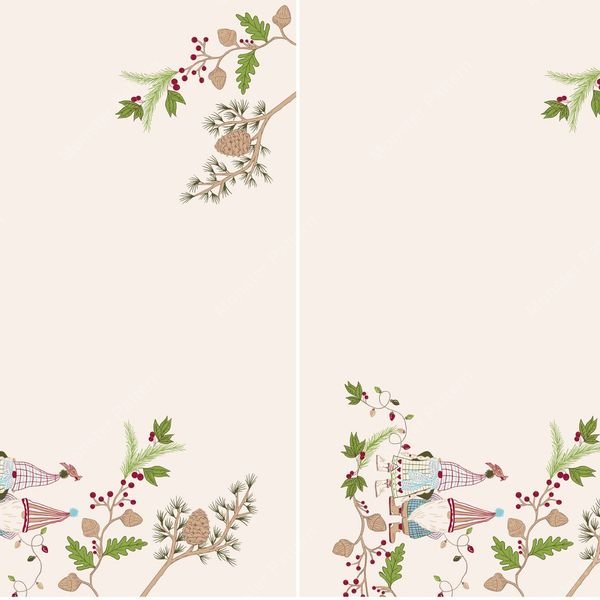 Floral Branch Repeat Pattern — original textile pattern for floral licensing