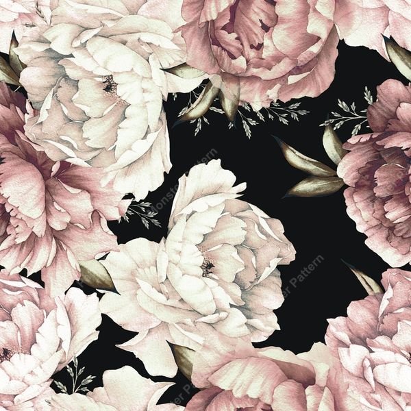 Floral Repeat Pattern — original textile pattern for floral licensing