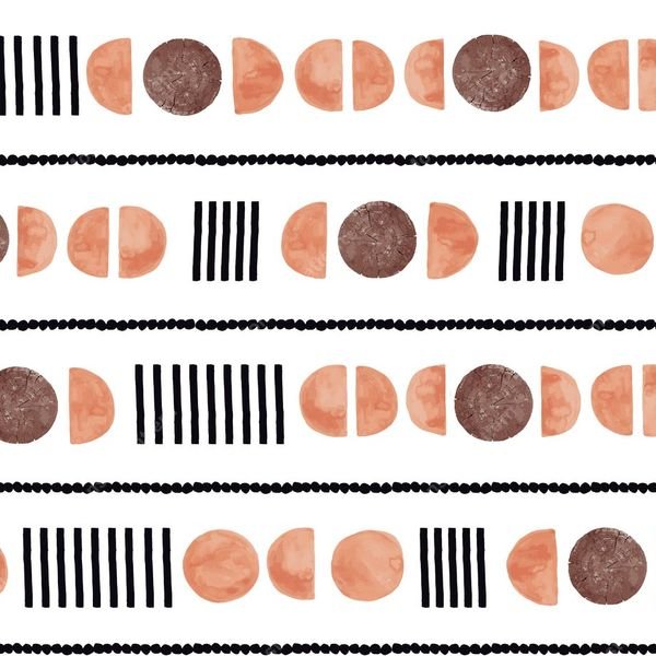 Celestial Moon Phases Pattern — original textile pattern for nursery licensing