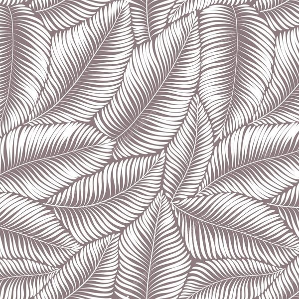 Monochrome Leaf Pattern — original textile pattern for botanical licensing