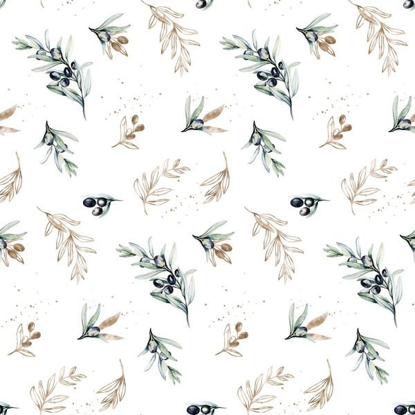 Botanical Repeat Pattern — original textile pattern for botanical licensing