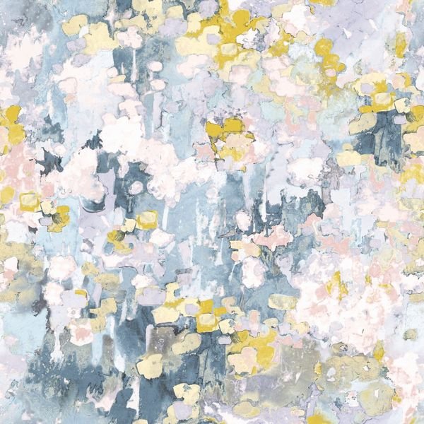 Abstract Floral Watercolor — original textile pattern for floral licensing