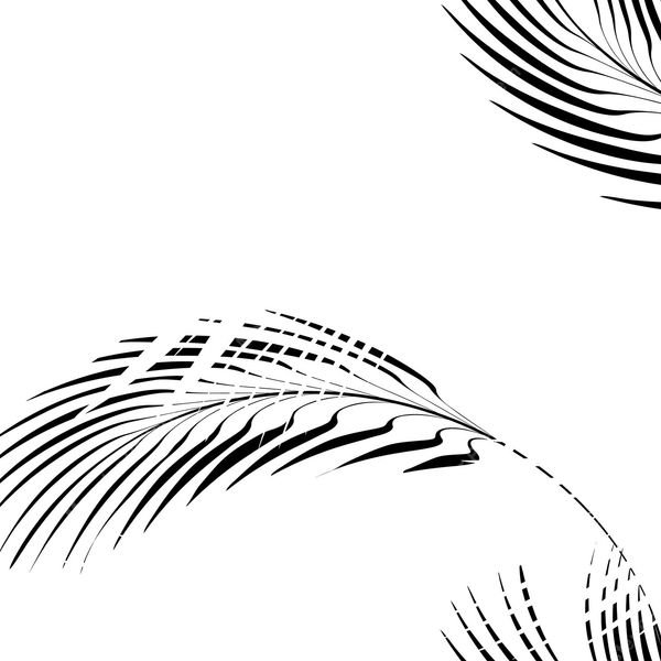Feather Repeat Pattern — original textile pattern for botanical licensing