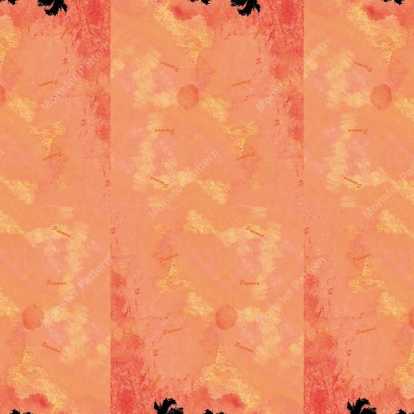 Palm Tree Sunset Repeat — original textile pattern for botanical licensing