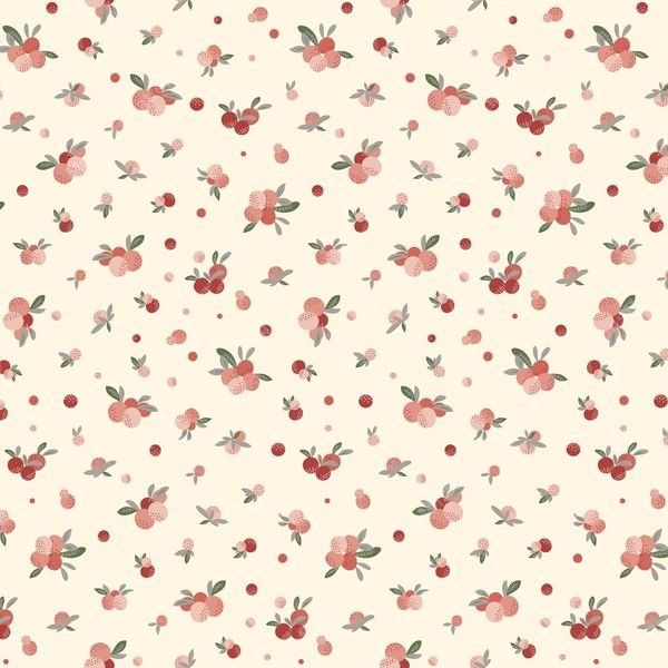 Small Floral Repeat Pattern — original textile pattern for floral licensing