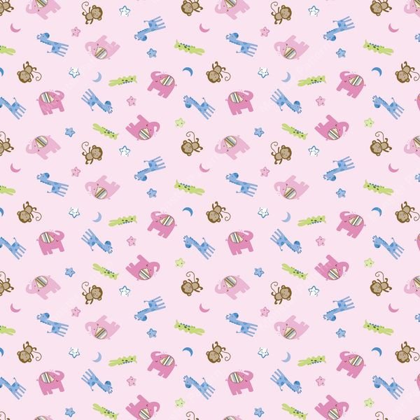 Playful Cartoon Pattern — original textile pattern for lifestyle licensing