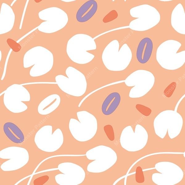 Floral Repeat Pattern — original textile pattern for floral licensing