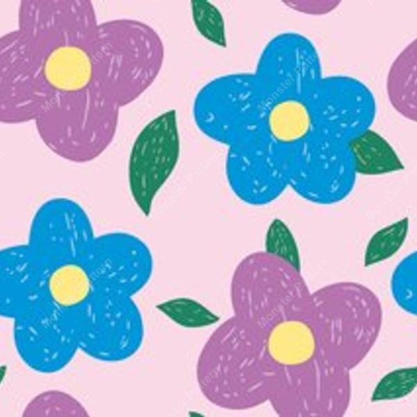 Floral Repeat Pattern — original textile pattern for floral licensing