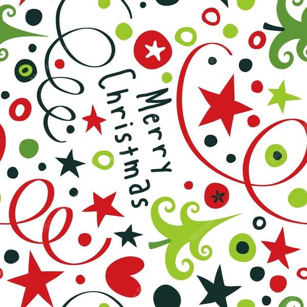 Christmas Festive Repeat Pattern — original textile pattern for nursery licensing