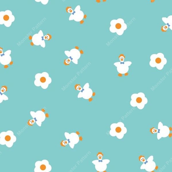 Small Floral Repeat Pattern — original textile pattern for floral licensing