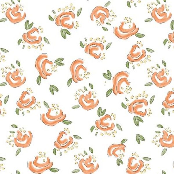 Small Floral Repeat Pattern — original textile pattern for floral licensing
