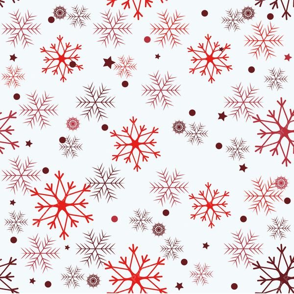 Snowflake Pattern — original textile pattern for tabletop licensing