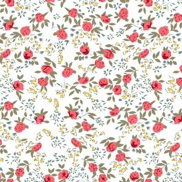 Small Floral Repeat Pattern — original textile pattern for floral licensing