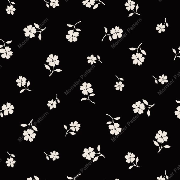 Small Floral Repeat Pattern — original textile pattern for floral licensing