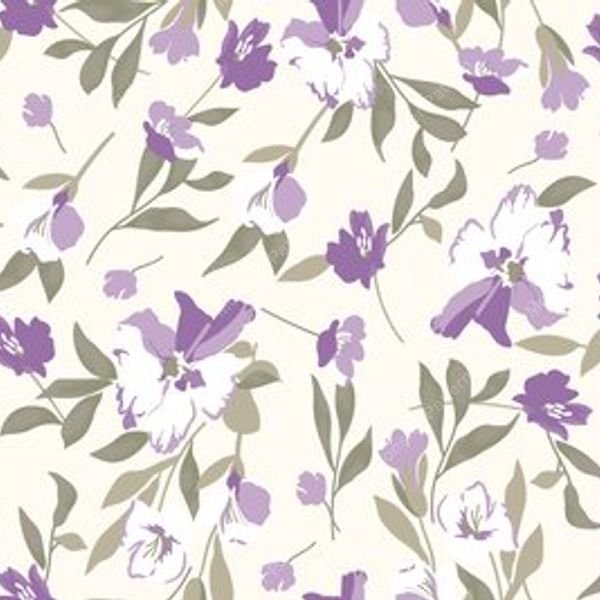 Small Floral Repeat Pattern — original textile pattern for floral licensing