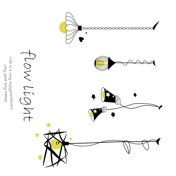 Flow Light Repeat Pattern — original textile pattern for nursery licensing