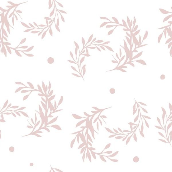 Lavender Vine Repeat Pattern — original textile pattern for botanical licensing