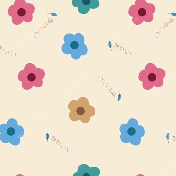 Floral Repeat Pattern — original textile pattern for floral licensing
