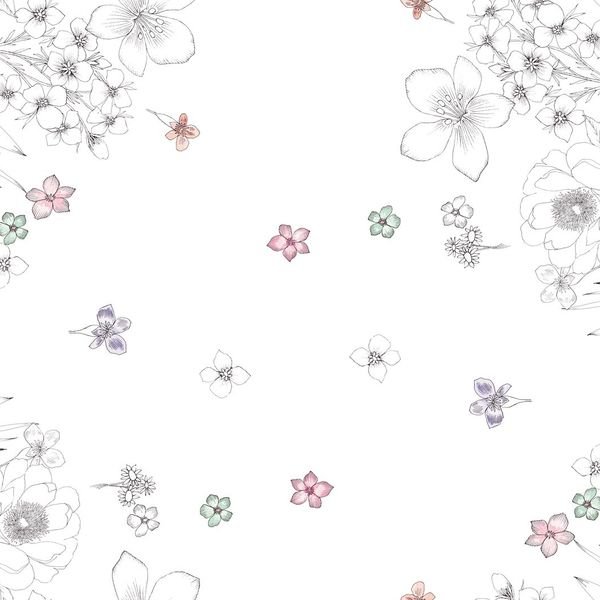 Floral Repeat Pattern — original textile pattern for floral licensing