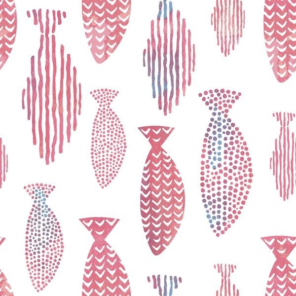 Pink Tie Repeat Pattern — original textile pattern for lifestyle licensing
