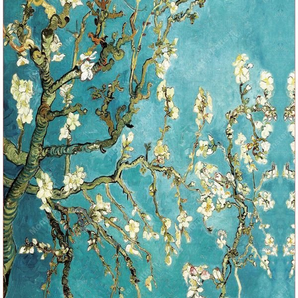 Almond Blossom Branches — original textile pattern for floral licensing