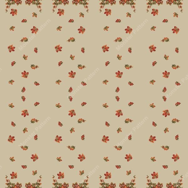 Floral Vertical Repeat Pattern — original textile pattern for floral licensing