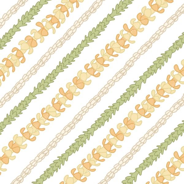 Floral Stripe Pattern — original textile pattern for floral licensing