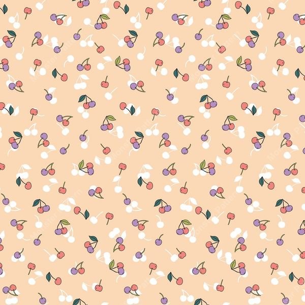 Small Floral Repeat Pattern — original textile pattern for floral licensing