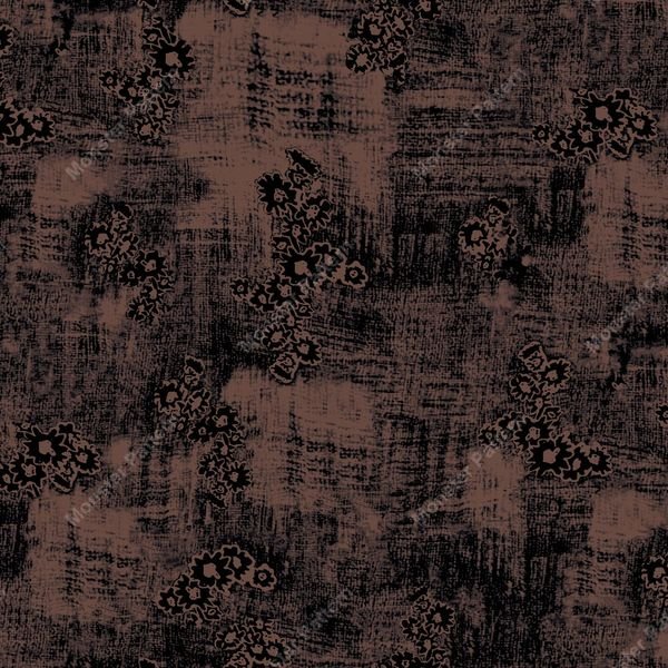Dark Floral Texture Repeat — original textile pattern for floral licensing