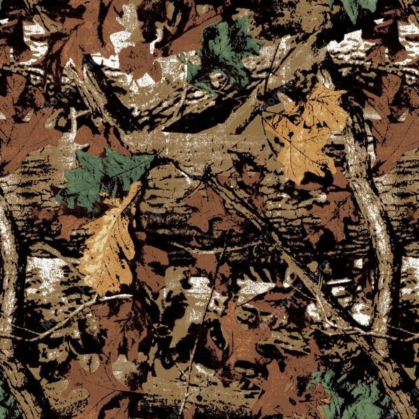 Camouflage Woodland Pattern — original textile pattern for botanical licensing