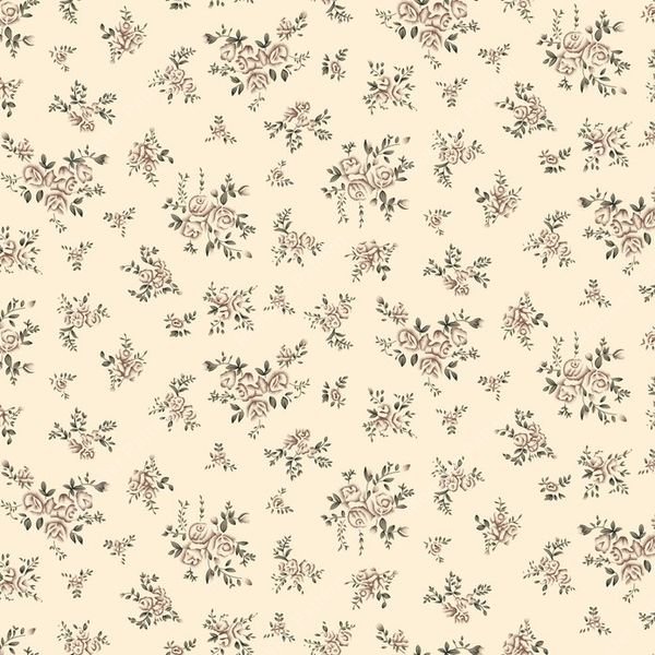 Small Floral Repeat Pattern — original textile pattern for floral licensing