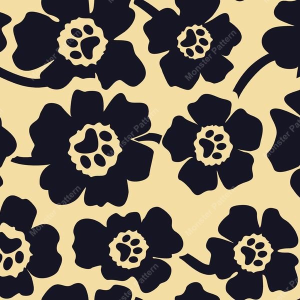 Floral Repeat Pattern — original textile pattern for floral licensing