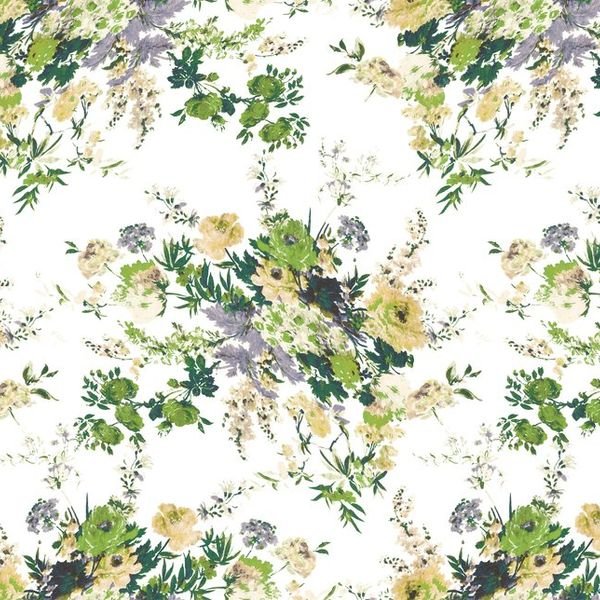 Watercolor Floral Repeat — original textile pattern for floral licensing