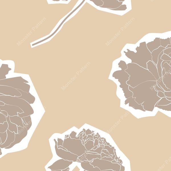 Floral Repeat Pattern — original textile pattern for floral licensing