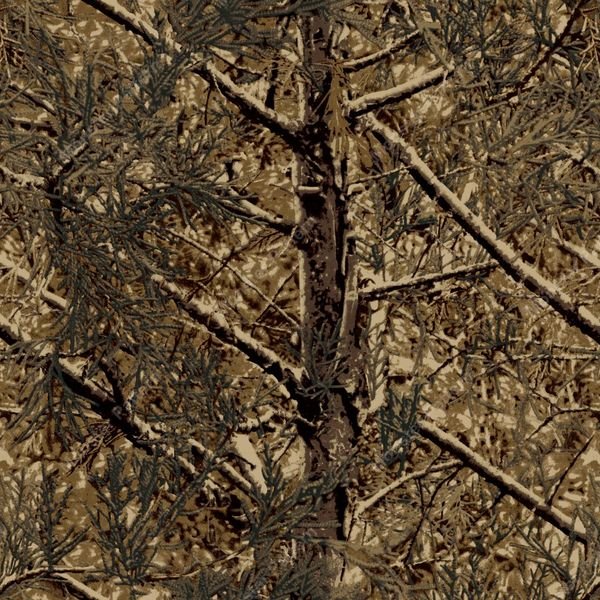 Pine Tree Repeat Pattern — original textile pattern for botanical licensing
